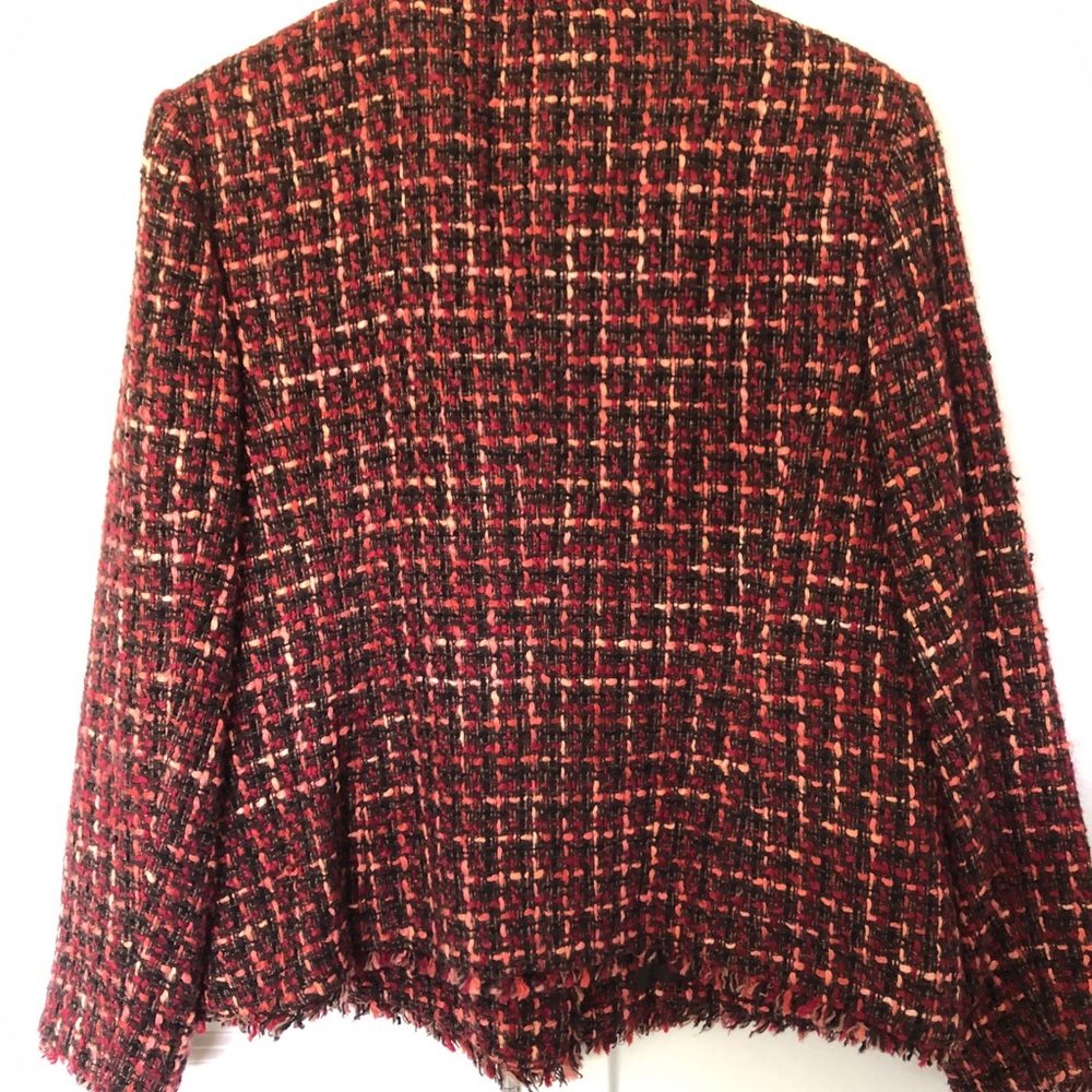 Red multi blazer - Picture 3 of 4